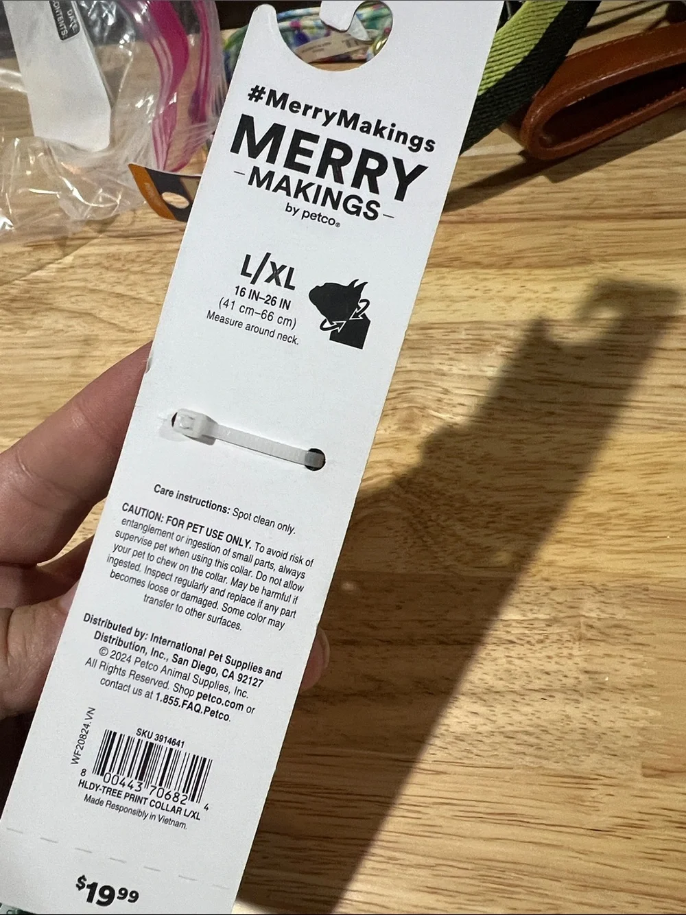 Merry makings green dog